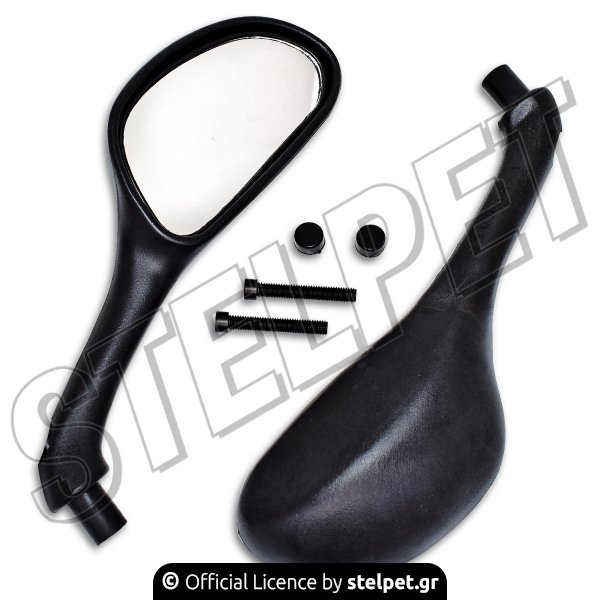 Καθρέπτες ζευγάρι Gilera Runner 50 / 125 / 200 Μαύροι OEM